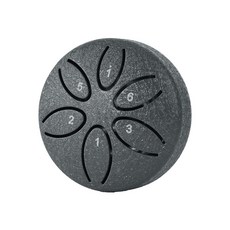 空靈鼓 6音迷你鋼舌鼓 兒童打擊樂器 口袋空靈鼓, 3寸6音 樹葉款 藏青色, 1套, KL - LG01