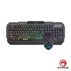 樂維 MARVO MV-KM413 聲控 RGB 燈光 鍵盤 滑鼠 鍵鼠組 電競 多彩聲控鍵鼠組