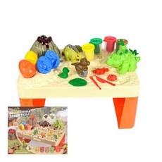 RR 쥬라기공원 플레이도우 테이블세트 놀이감 교구, 1개