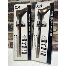 DAIWA LURE HOOK RELEASER 265 解鉤器 脫鉤器，不鏽鋼材質堅固耐用，快速脫鉤設計減少魚體損傷, 黑紅色(465673), 1個