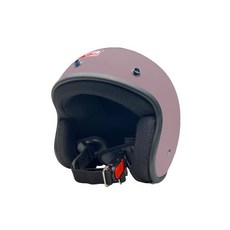 復古風格機車安全帽，輕量透氣舒適，多色可選，安全可靠, 消藕粉