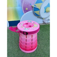 티니핑 휴대용 아코디언 폴딩의자, 1개, 핑크