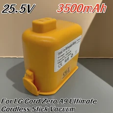 25.5V 3000mAh 리튬 이온 배터리 LG 코드 제로 EAC63382204 A9A9SP9A9K-COREA9MAXA9T-UltraA9K-PROA9NA9MA9