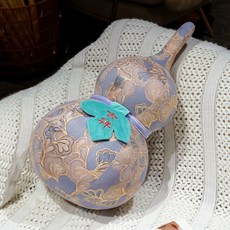 國潮風葫蘆抱枕 居家沙發飄窗裝飾, 燙金葫蘆-吉祥,25厘米