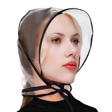 골프 모자 우비 헤드 레인 보넷 방수 커버 방우모 2개입 DBJJ, DBJJ_투명, 2개, 115x33cm