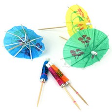 제이앤디디자인 과일꼬지 우산 40P 업소용요지