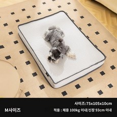 매트리스 시원한 패드 냉감 사계절 아이스 강아지 쿨 3323cm, M (75x105x10cm)