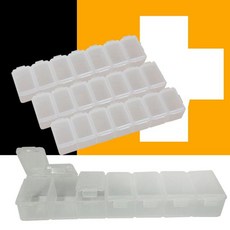 알약통 약보관함 7분할 일주일 케이스 4통 약케이스 요일약통, 1