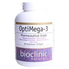 BIOCLINIC NATURALS Optimega-3 900mg EnteriPure 軟膠囊, 1罐, 90顆