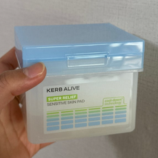 커브얼라이브 센시티브 스킨 패드 천연유래 저자극 급속 쿨링 응급진정팩패드, 3개, 60매입