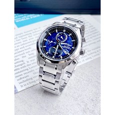 CITIZEN 星辰 光動能五局電波 藍月男錶 BY1010-81L 電波對時 藍寶石鏡面