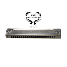 台灣製 WEISSENBERG 複音口琴 NO 2206 TI TA 22孔 特級款 純鈦, 1個, A