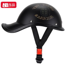 야구모자헬멧 오토바이 스쿠터 여름 반모헬멧 남녀공용, 1개, H_전쟁 번개 헬멧