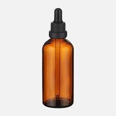 향수용기 블랙 잠금캡 브라운 공병 100ml 스포이드 공병 유리 DIY