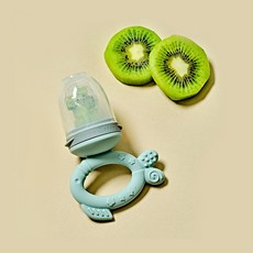 글라스락 베이비 실리콘 과즙망 (민트), 1개