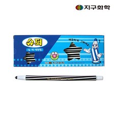 지구화학 슈퍼 색연필 낱색 검정 12p, 1색, 1세트