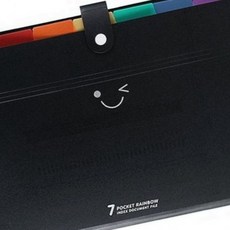 아코디언 파일 바인더 화일 서류 가방 분류 포켓 레포트 가정 통신문 수납, 1개, 아코디언파일