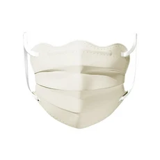 10개 일회용 얼굴 마스크 통기성 3레이어 모란디 컬러 보호용 커버 V-페이스 방진, 04 C