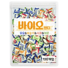 스낵파니 바이오캔디 4종 대용량 120개입, 1개