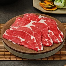 청정우 등심과 목심(척롤) 3초구이 샤브용 250gX4팩, (누리푸드)청정우 척롤 (3초구이 샤브용) 250gX4, 4개