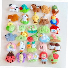 미니어처 동물 인형 자석 당근팩 1p 블라인드 포장 귀여운 캐릭터 장식용 소품 홈데코 주방용품, 농장 인형 마그넷 당근팩(랜덤)