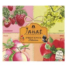 Janat 普羅旺斯精選 草莓 + 麝香葡萄 蜜桃 蘋果, 2g, 1個, 40入