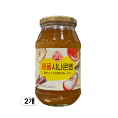 오뚜기 애플시나몬 쨈, 830g, 2개