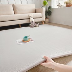 新款夏季冰絲涼蓆地墊榻榻米牀墊大炕墊子打地鋪爬爬墊可定, 如意-灰【 冰絲墊子 母嬰級】