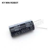 알루미늄 전해 콘덴서 450V 100 UF 450V100UF 전해 콘덴서 크기 18x35mm 플러그인 450V 100UF, [01] 옵션1
