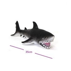 윙크라운 해양 동물모형 상어 소프트 동물모형, 상어35cm, 1개