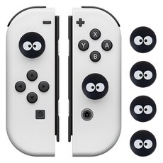 호후 닌텐도 스위치 조이콘 아날로그 스틱 커버 OLED 라이트 호환, S-14, 4개