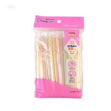 제이원잡화점 어린이 빨대 80p 스트로우빨대, 본상품