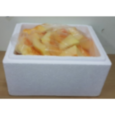 [그린키농원] 요리용 즙용 씨를 뺀 냉동늙은호박, 1개, 2kg