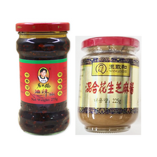 홍홍 중국식품 라오간마 고추기름 275g + 왕즈허 즈마장 중국 225g, 1세트, 500g
