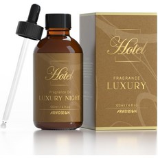 호텔 디퓨저 오일 4 Fl Oz 120ml 럭셔리 나이트 향기 에센셜 향수 여성 및 남성을 위한 선물, Luxury Night, 4 Fl Oz (Pack of