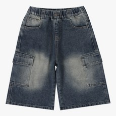 일로딜로 카고 와이드 버뮤다 데님 반바지 IDTH2580Z