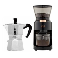 BIALETTI 咖啡研磨機，多段研磨粗細可調，操作簡單方便，享受新鮮現磨咖啡, IKUK