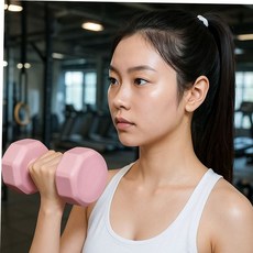 바디필 육각 아령 파워볼 2개세트 컬러 덤벨, 본상품