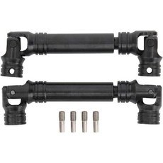 엘제이더케이와이엔티 2개 90-115mm 강철 다중 스플라인 드라이브 샤프트 SCX10 III AXI03007 RC 카용 검정, 엘제이더케이와이엔티 2개 90-115mm 강철 다중 스