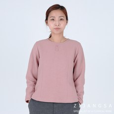 [8059] 엠보 카네이션 상의 생활한복 / 한복 티셔츠 블라우스 봄가을 개량한복 여자 여성 보살님 절복 법복 사찰복 템플스테이 지장사