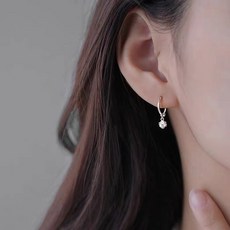 B737 韓系鋯石方塊耳環 長款鏈條耳扣 耳墜 耳飾 耳釘 抗敏耳針 日韓版銀飾飾品