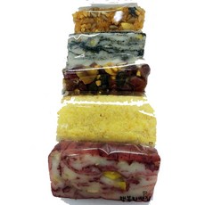 행복한떡집 영양떡 아침식사대용 콩찰떡 약밥 영양찰떡 호박 흑임자 개별포장 5종류30개, 80g, 30개