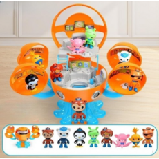 옥토포드 상어 플레이세트 바다탐험대 옥토넛 잠수함 장난감 보트 캐릭터 8종 세트, 1개