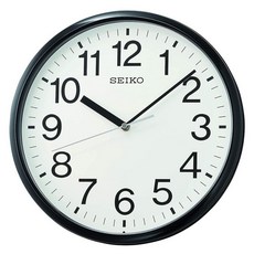 세이코 SEIKO 12인치 비즈니스 벽시계 화이트, 블랙