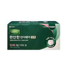 디펜드 편안한 언더웨어 수퍼 팬티기저귀, 중형, 16매, 1개