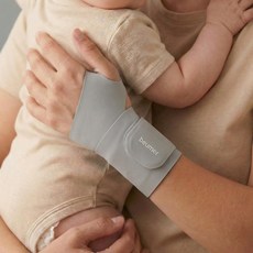 [물리치료사 자문개발] 브메르 편안한 인체공학 손목 보호대 심리스, 1개, 그레이