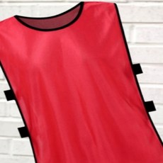 팀조끼 레드 단체조끼 유니폼조끼 축구조끼