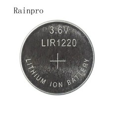 LIR1220 1220 3.6V 리튬 충전 배터리 5PCs/로트, 1개