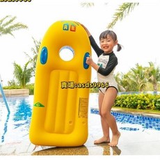 ABC正品盒裝兒童衝浪板，小孩助泳板浮排，小學生浮板戲水泳圈類, 戲水沖浪板aBc,不配充氣泵