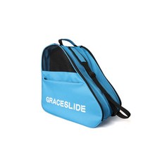 GRACESLIDE 直排輪收納包 大容量透氣網布設計 多色可選, 天空藍, 1個